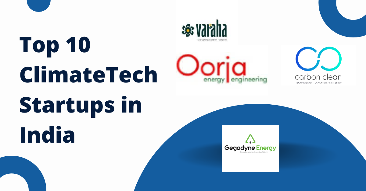 Top 10 ClimateTech Startups in India