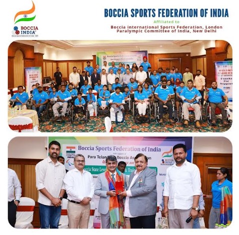 Boccia Sports Federation of India Hosts Boccia State Level Awareness & Training Camp 2025 in Hyderabad