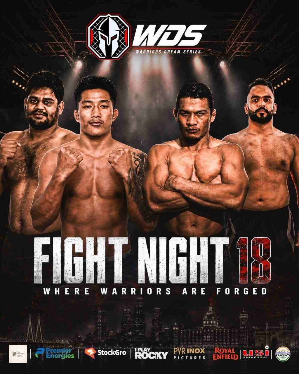 Warriors Dream Series gears up for Fight Night 18 in Mumbai on August 28 and 29-100kb